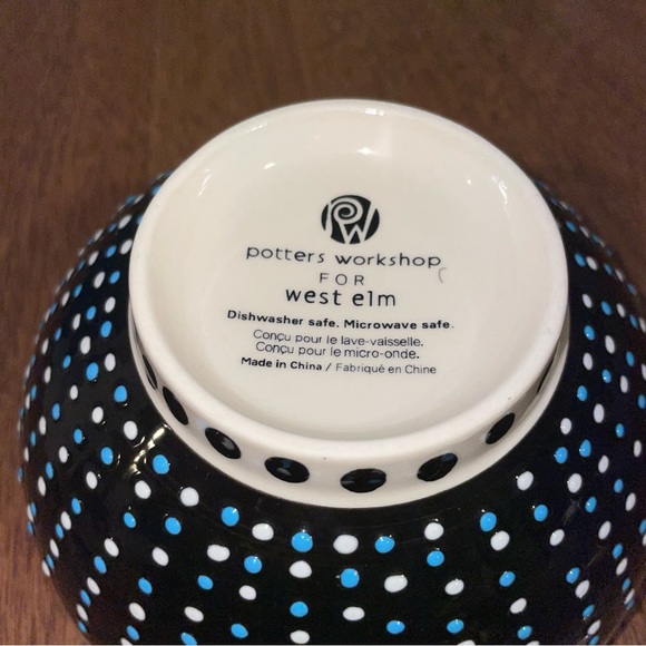 SOLD ONE West Elm Potters Workshop Black Bean Bowl 5.5 Inch Dish - Picture 3 of 9